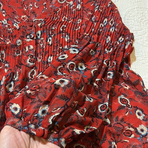 Veronica Beard silk blouse. Sheer. Size 4 - Picture 9 of 11